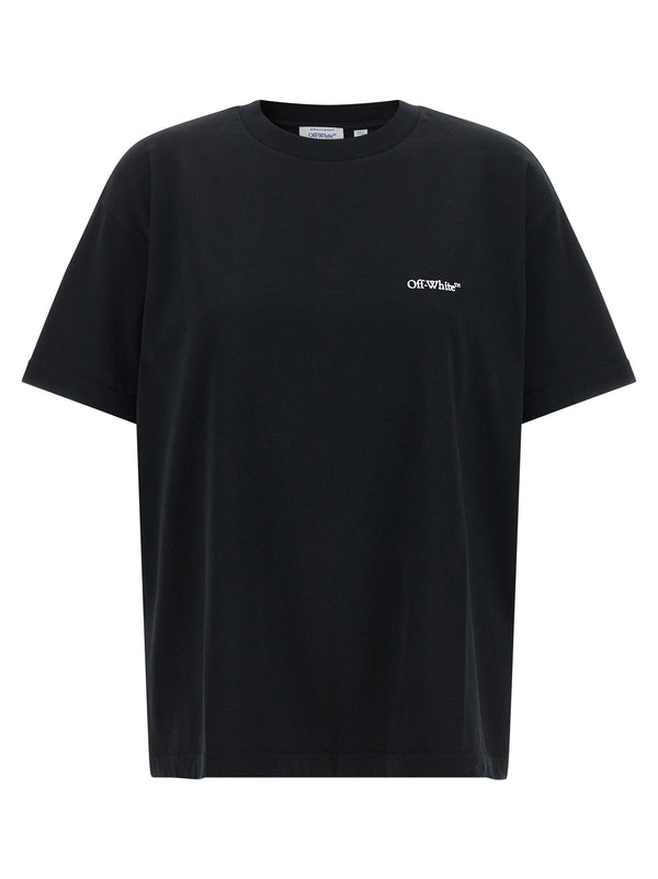 Arrow Out Flower T Shirt Nero