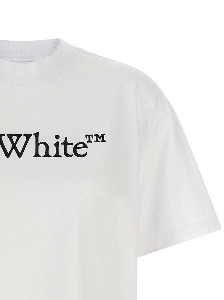 Off-White Big Logo Bookish T shirt - Bianco | 235f1b55a8fcc0dd07e342f1ab1aadfd7335cc2c