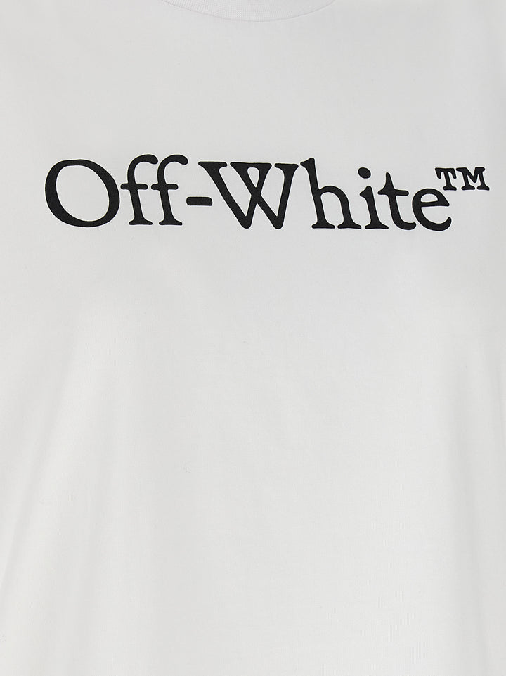 Off-White Big Logo Bookish T shirt - Bianco | b161012897a2e0079f66256621a9f3873df3bd8b