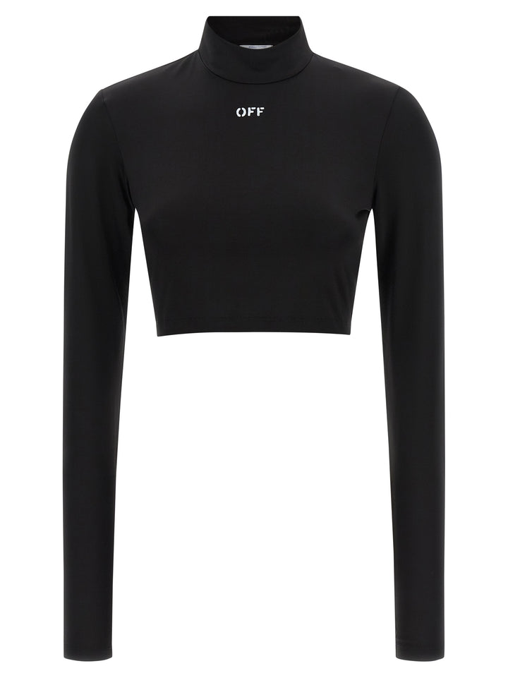 Off-White Off Stamp Top - Nero | 074d5e333256ad8694a3c12a46044c1162ac7adf