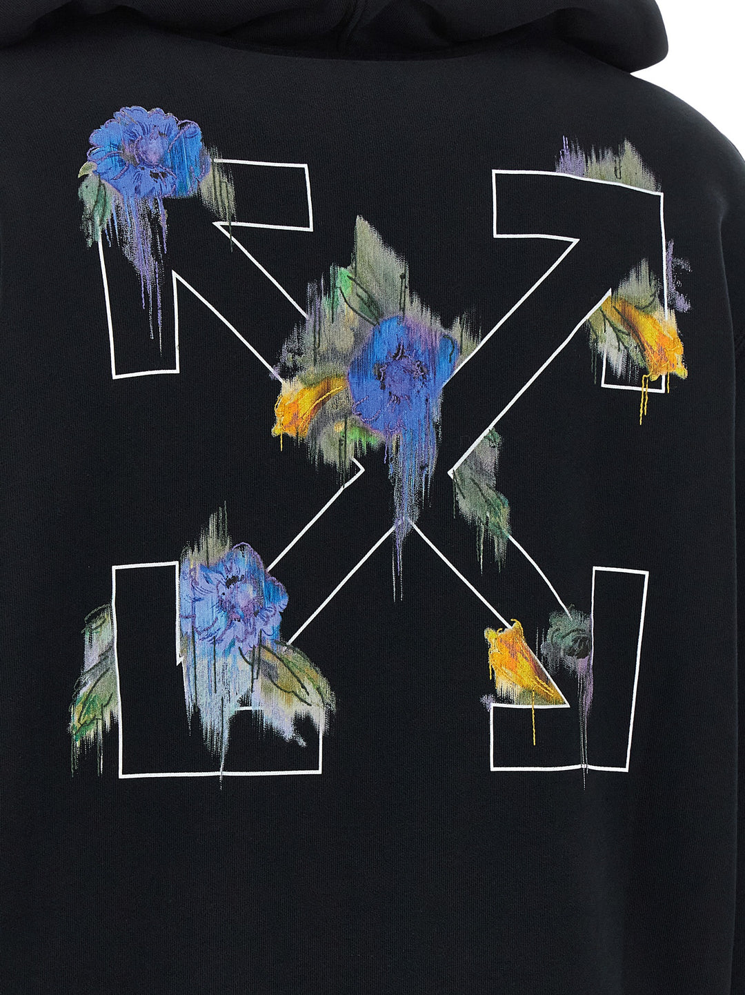 Off-White Arrow Out Flower Felpe - Nero | c12214129c136e7a268ce1df1c034905a355c9a3