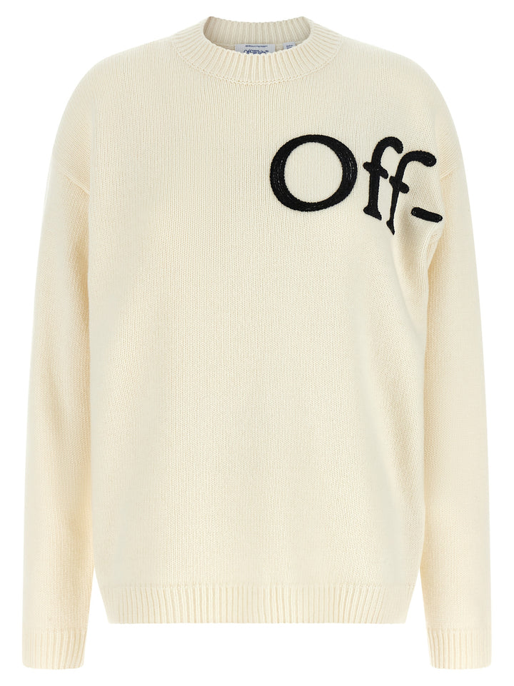 Off-White Bookish Shared Maglioni - Bianco/Nero | 9dd9386744ae421a60d795257abfcfc58f7852a7