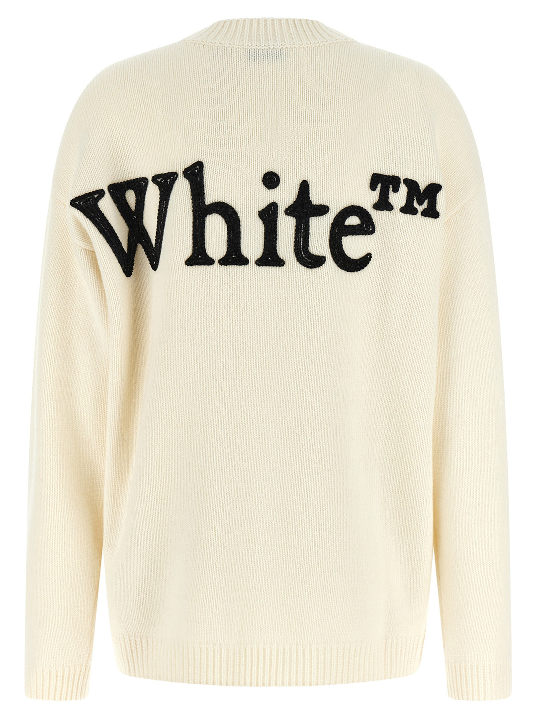 Off-White Bookish Shared Maglioni - Bianco/Nero | f7f4f8903a589e07dee6f2032fc7ec8a7c934733