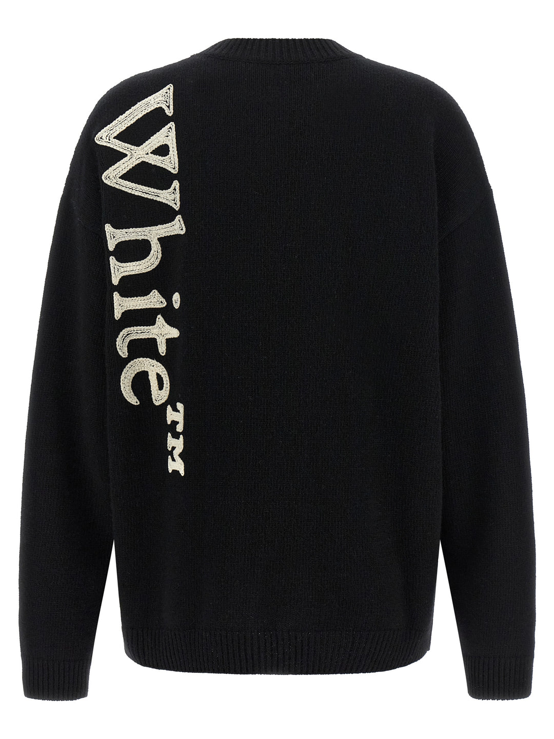 Off-White Vertical Bookish Maglioni - Bianco/Nero | e9940fad7756a20cf6cc759d613662520a351e9d