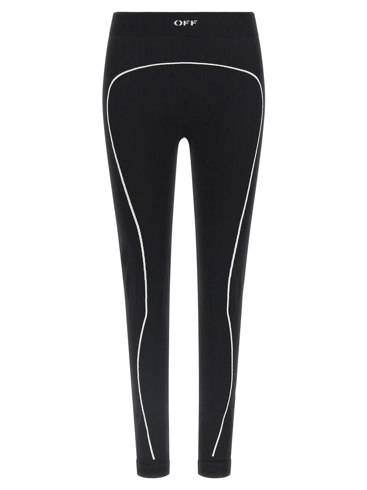 Off-White Off Stamp Leggings - Nero | 97eec4593a13f8d4b16ad7f5b61b895e5a93c30b