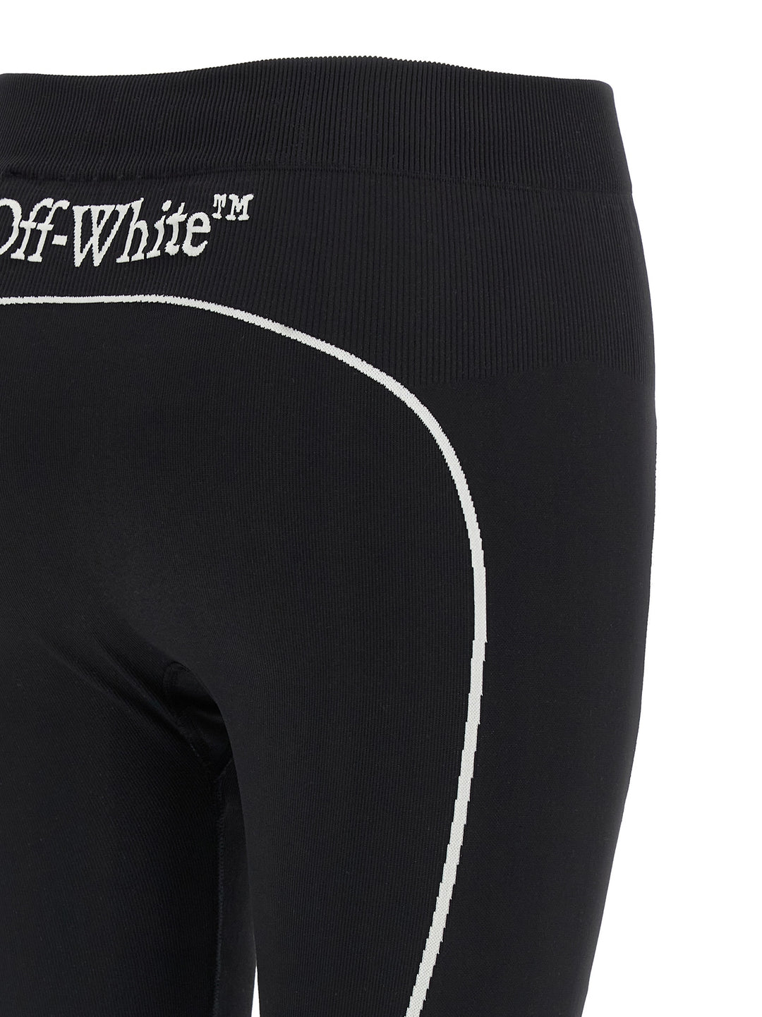 Off-White Off Stamp Leggings - Nero | 5164795a33a533fd76a8cd2f4a197175f2e18963