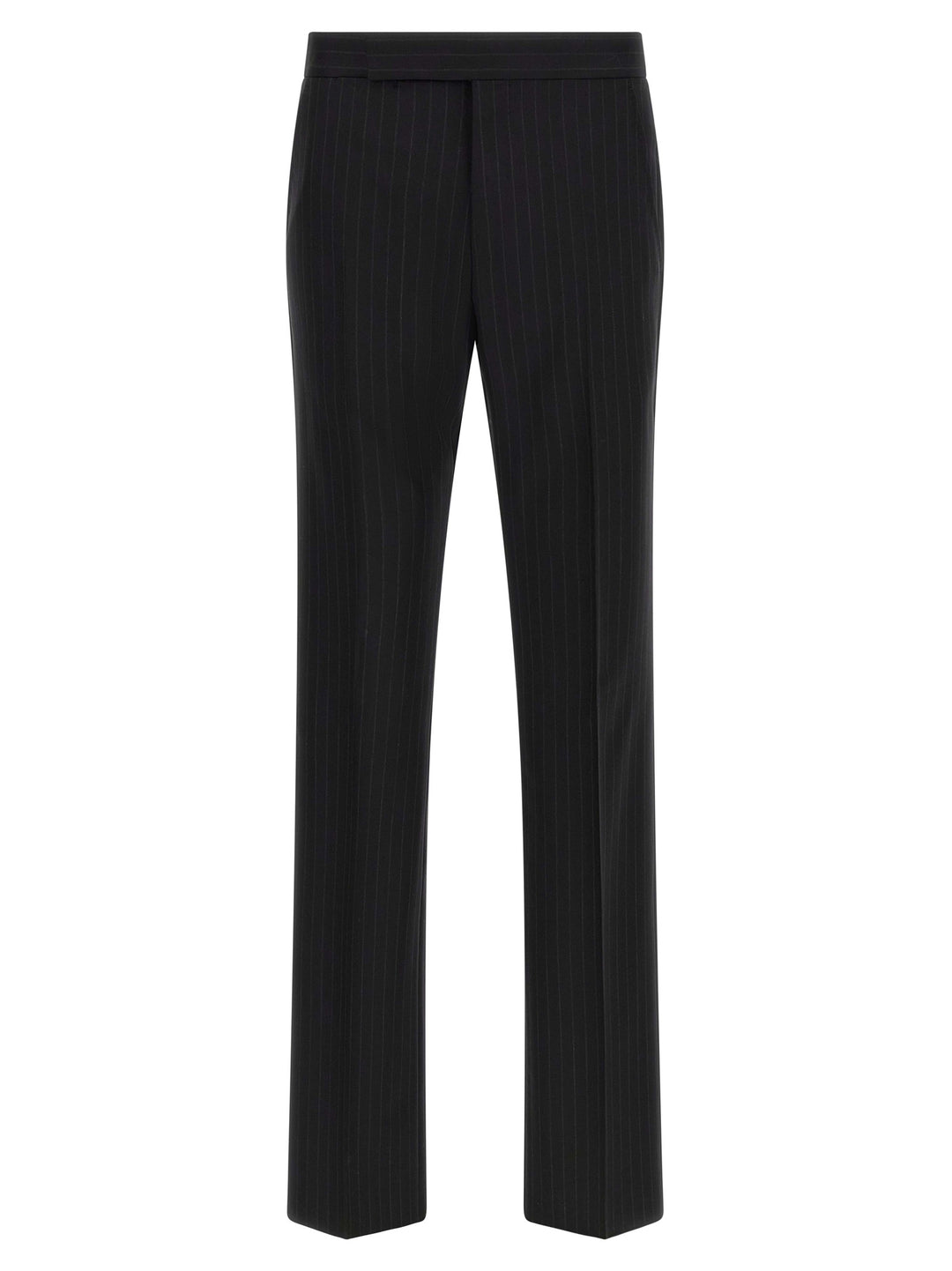 Tom Ford Pinstriped Double-Breasted Dress Suits - Nero | 6984f581b0cb607355e90d76e76232a20cc46333
