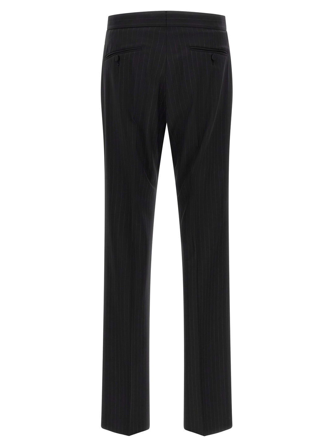 Tom Ford Pinstriped Double-Breasted Dress Suits - Nero | dcb6445b2bd0eae6642a558581f9d0690adc5704