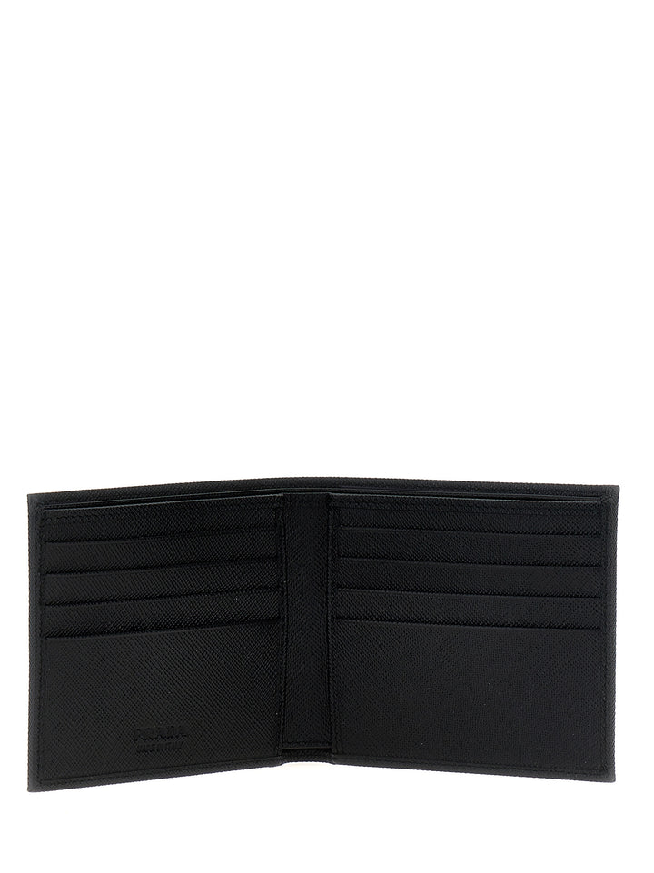 Prada Re-Nylon Wallet Portafogli - Nero | a4cdf7e0f076bbb540baa14bd0130de242f6a366