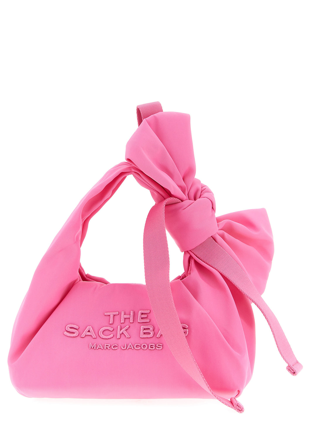 Marc Jacobs The Bow Nylon Mini Sack Borse a Mano - Rosa | 28db7de1c43843e46a43b22d526e03311dfa7e63