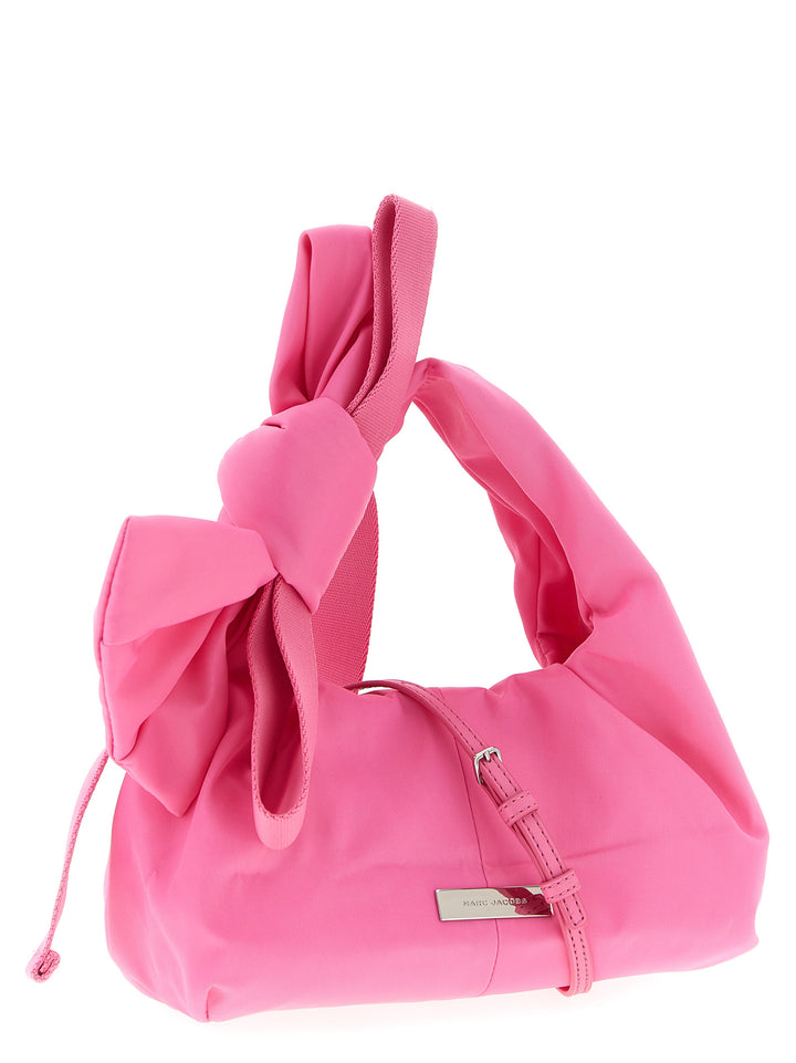 Marc Jacobs The Bow Nylon Mini Sack Borse a Mano - Rosa | 4b9ece3639516871f0bd9f7e10e976c3f6fa9a58