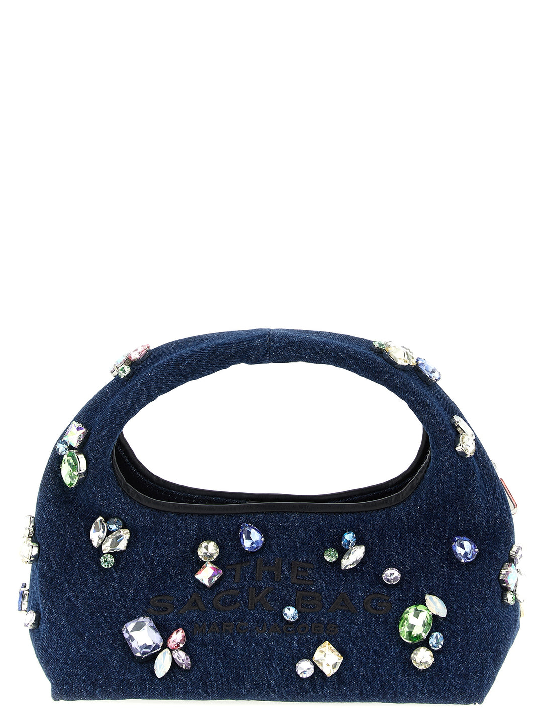 Marc Jacobs The Gem Denim Mini Sack Borse a Mano - Blu | 2816186d9e19471ec0847de34311df7905148eb2