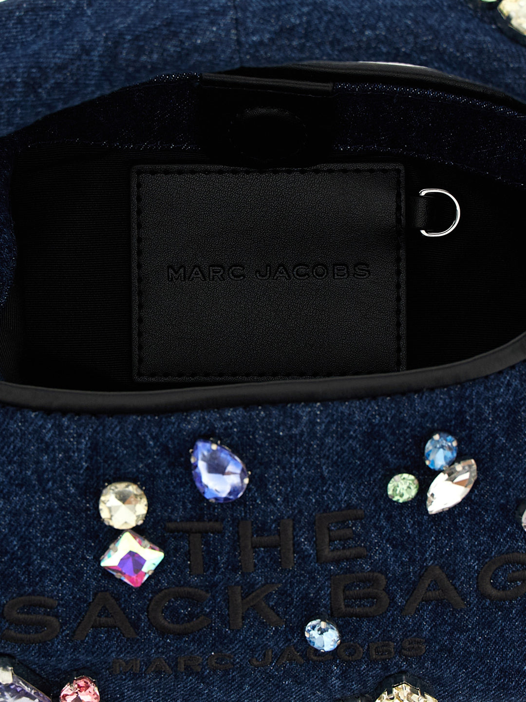 Marc Jacobs The Gem Denim Mini Sack Borse a Mano - Blu | 2a0ba14af9b8613e7c021873bfb9201c95304129