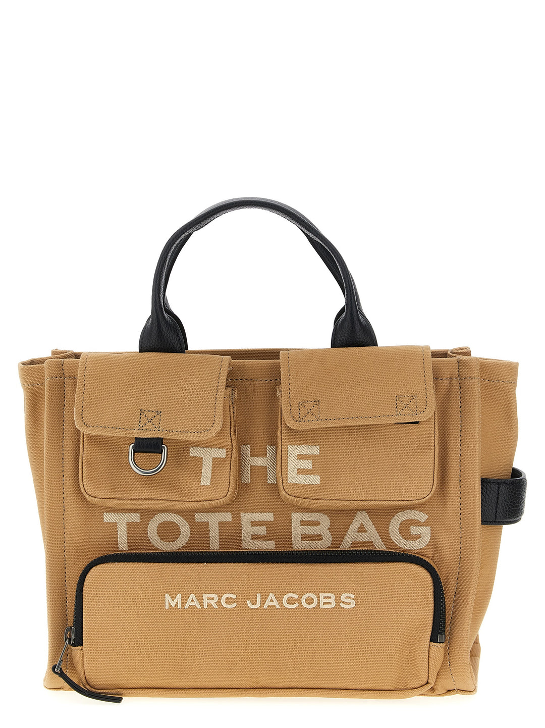 Marc Jacobs The Cargo Canvas Medium Tote Borse a Mano - Marrone | bf31f65c04f3b5875beaab61d2e4fd1d45b6d9c1