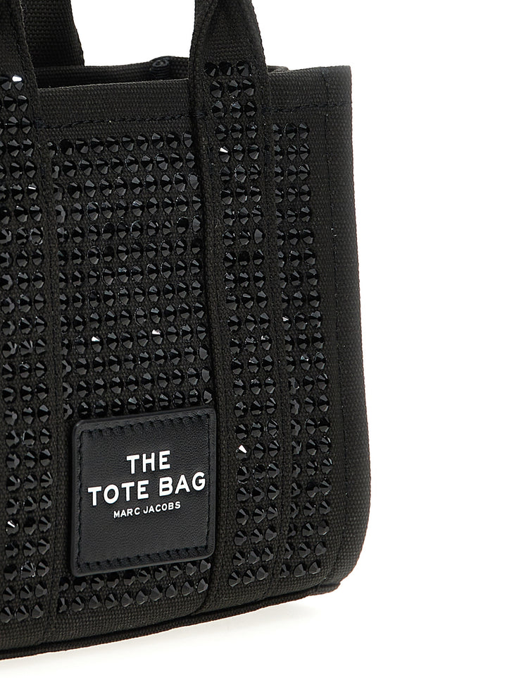 Marc Jacobs The Crystal Canvas Crossbody Tote Borse a Tracolla - Nero | 0a132cc13efd7904cdecdff4475c6f62526dfa51