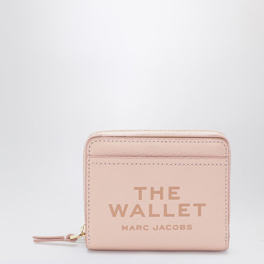 Mini Pink Full-Grain Leather Wallet