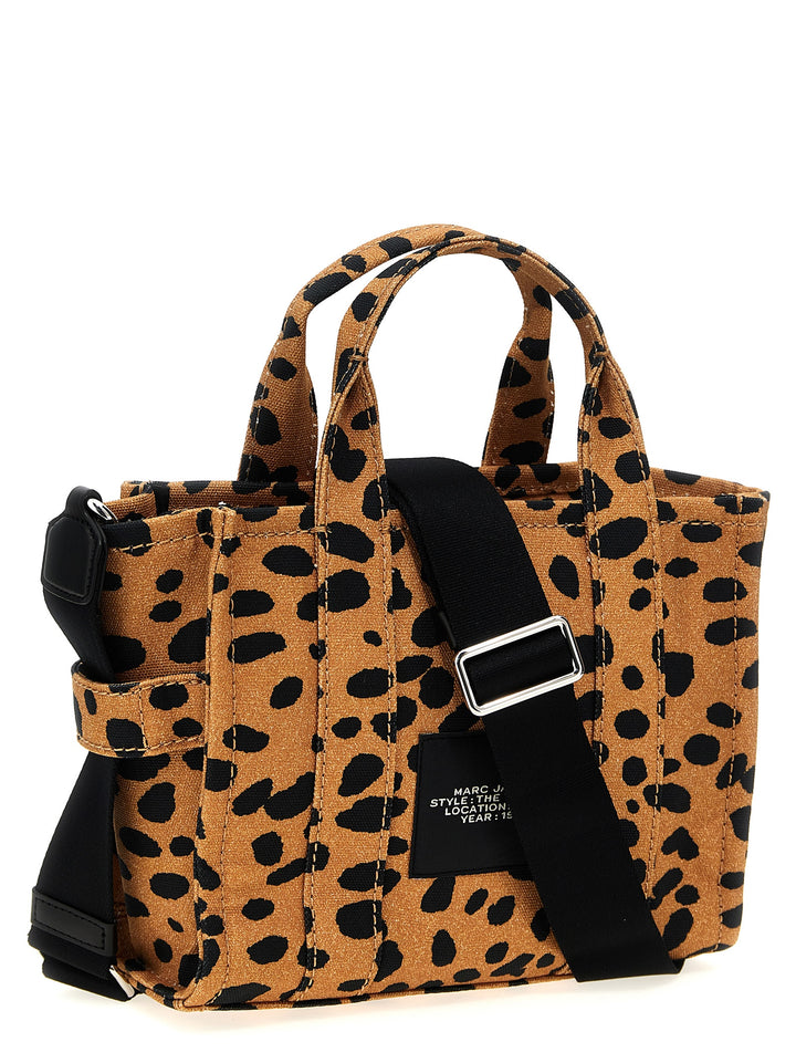 Marc Jacobs The Cheetah Canvas Small Tote Borse a Mano - Multicolor | d054cea3583ddd5b9ab21818e3c54aa05e7bb1a3