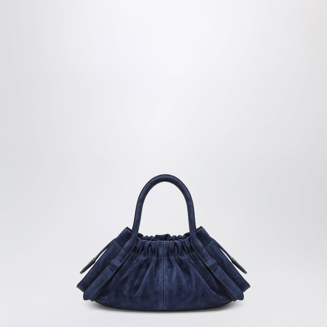 Marc Jacobs Small Navy Blue Cristina Bag In Suede