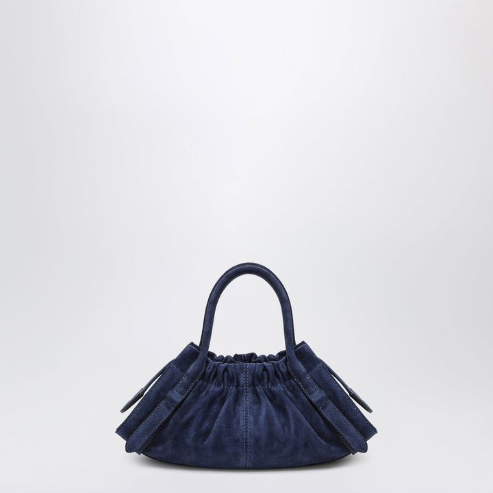 Marc Jacobs Small Navy Blue Cristina Bag In Suede