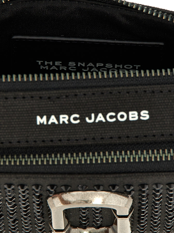 Marc Jacobs The Crystal Canvas Snapshot Borse a Tracolla - Nero | faaea281b0165614023847621f010485d339c460