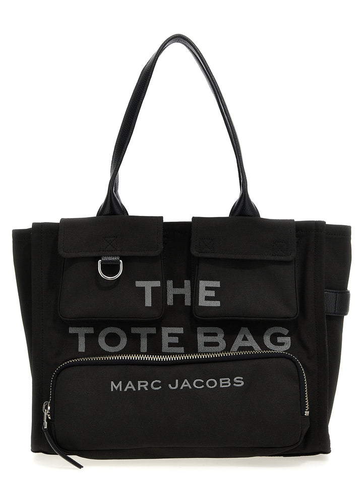 Marc Jacobs The Cargo Canvas Large Tote Tote - Nero | 98f6229dc98d0bc957ed2eb08c80b9197e32bde2