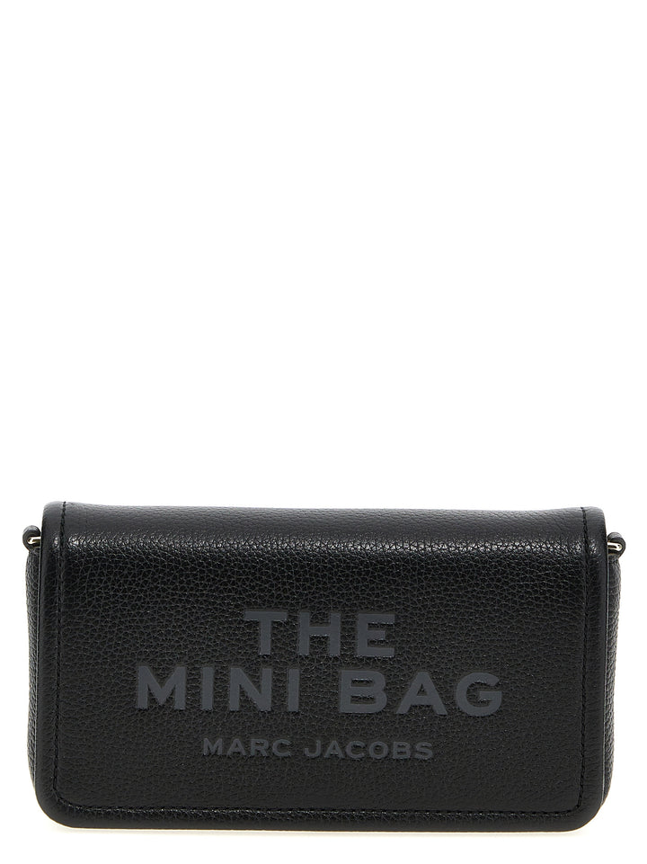 Marc Jacobs The Leather Mini Bag Borse a Tracolla - Nero | 79b633dd03cc933c95b5ab135302ec64f6d92ea2
