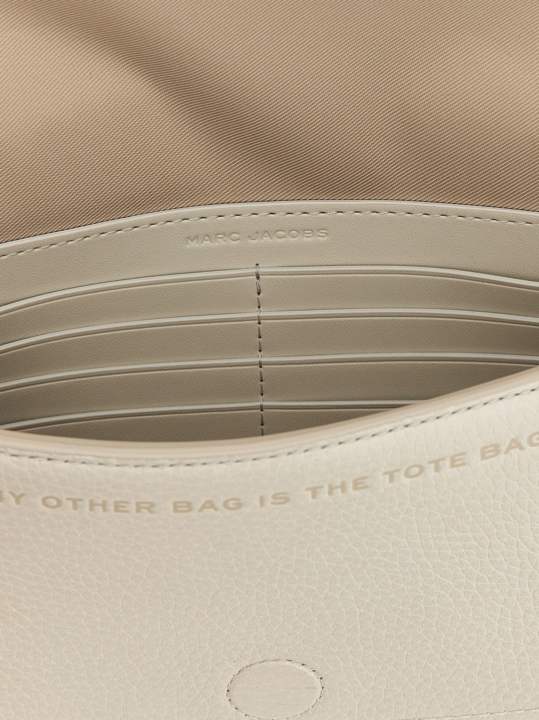 Marc Jacobs The Leather Mini Bag Borse a Tracolla - Bianco | f4607820382bb4035cce8b00a68d0c9c0985581a