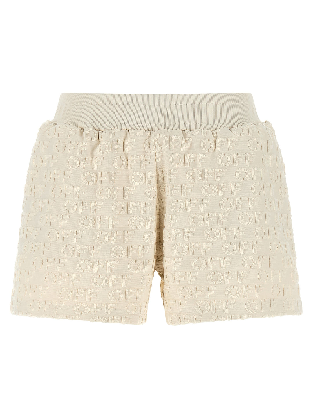 Off-White Terry Bermuda e Short - Beige | 88d1f12fc7fb0c95a207670d6c4637a0ff34fda8