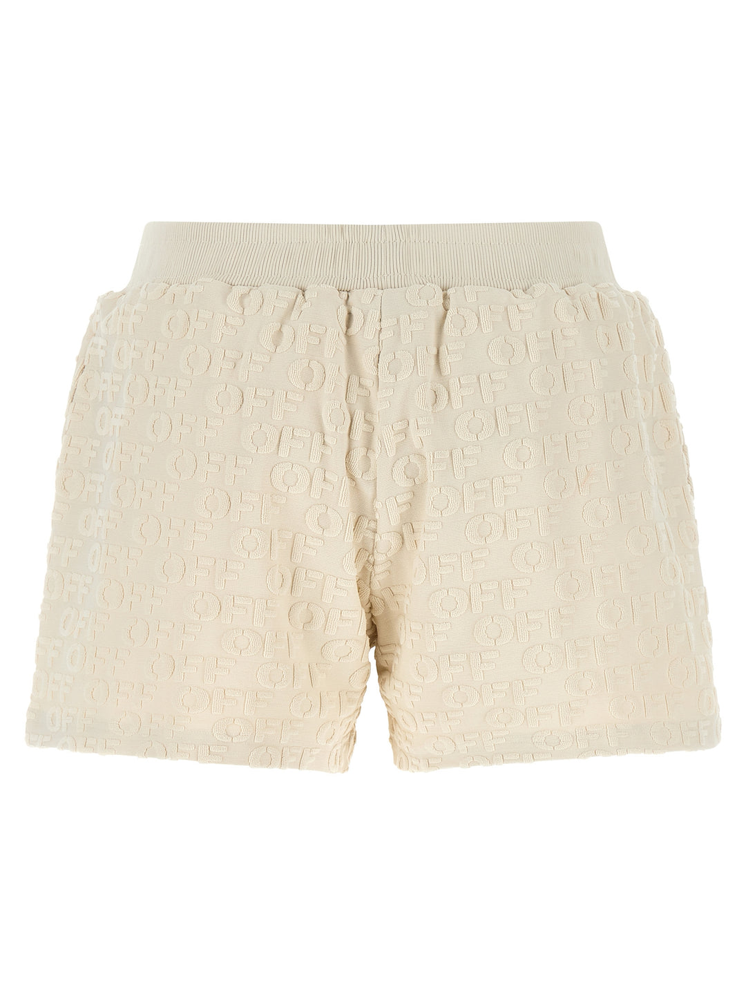 Off-White Terry Bermuda e Short - Beige | 9caea86dcbb3da6dae852a803dad7fe1cccb555a
