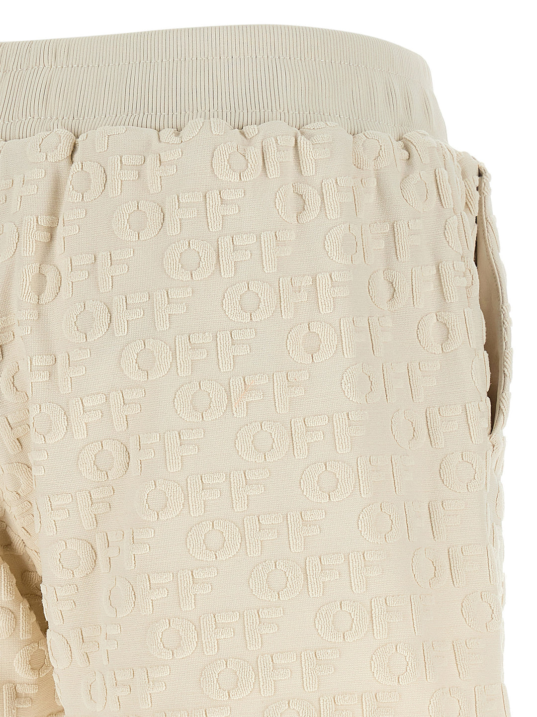 Off-White Terry Bermuda e Short - Beige | 70260721a385fa099ac684e1916cb02f6b9977a2