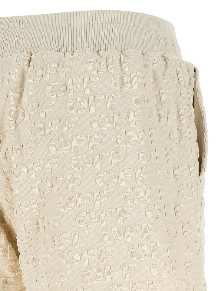Off-White Terry Bermuda e Short - Beige | 70260721a385fa099ac684e1916cb02f6b9977a2
