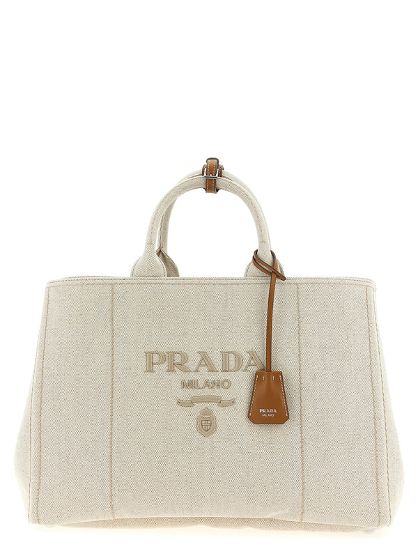 Prada JardinièRe Tote Beige