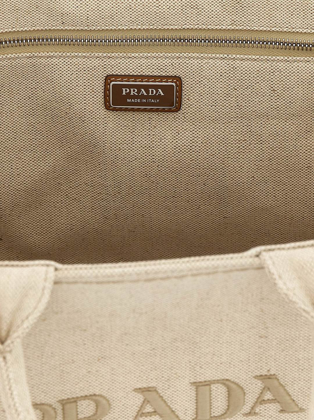 Prada Prada JardinièRe Tote Bag Beige