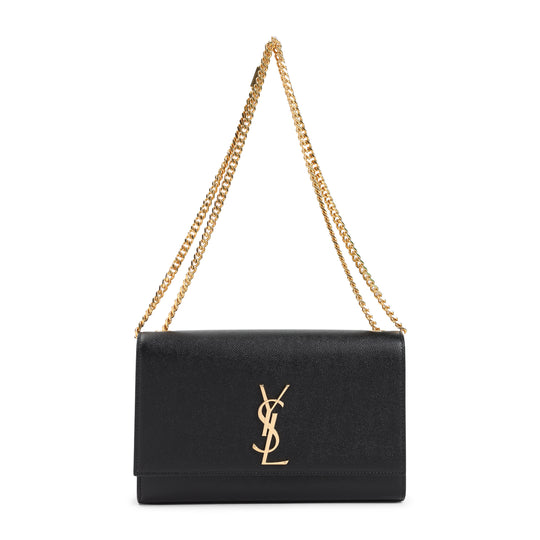 Black Saffiano Leather Ysl Mng Kate M Bag