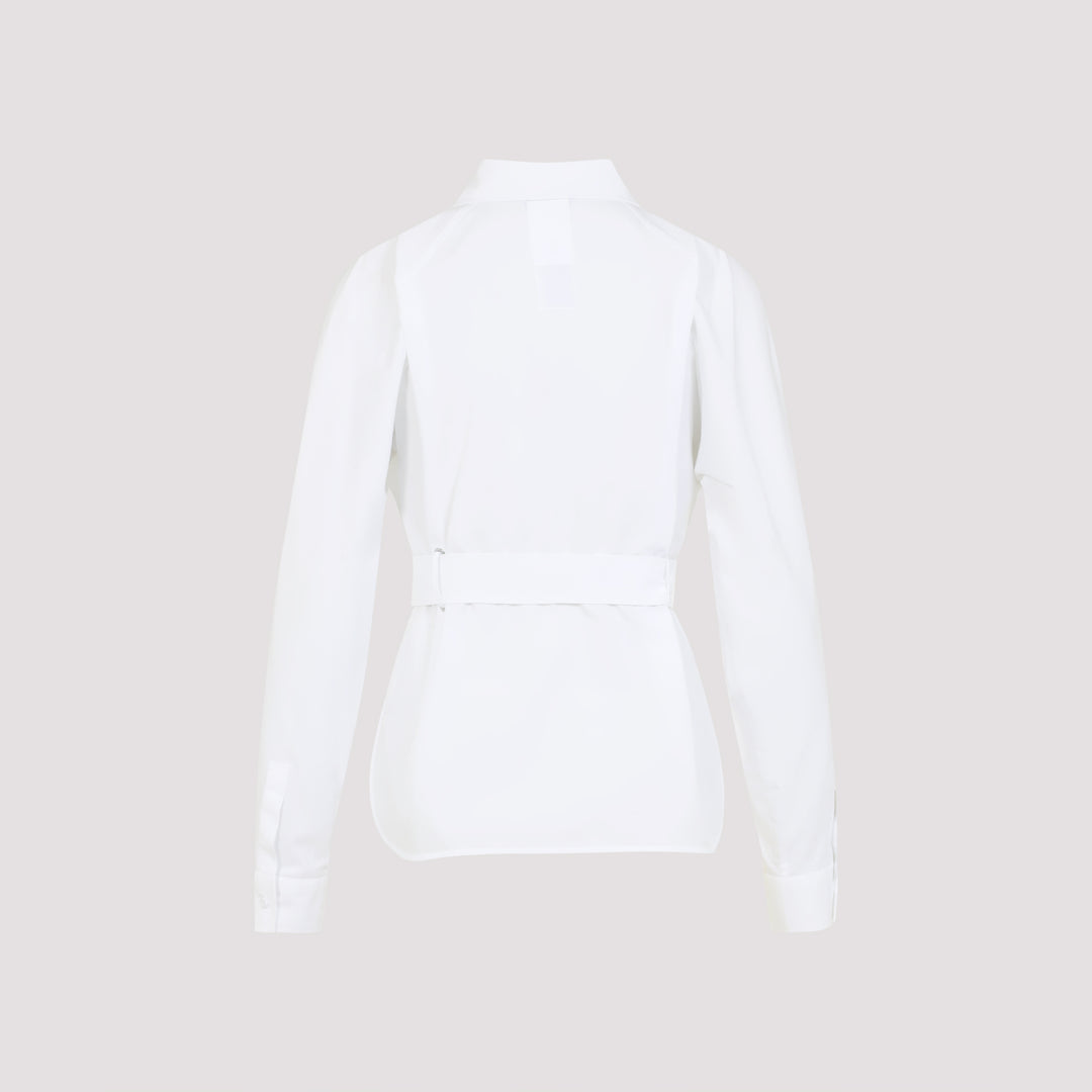 Max Mara Shirts - Bianco | 32bb42242bb7846cde84dcda6b6b7fbf0fc5c992