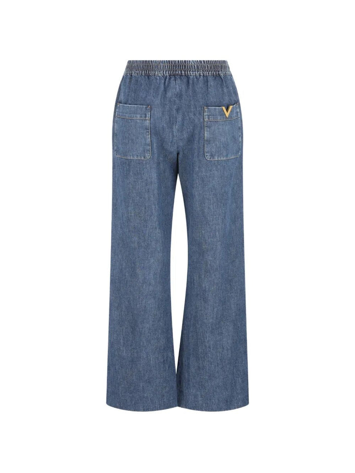 Valentino Garavani Wide leg - Blu | d1b7faa236e902e1a35942f995920923c2ad9957