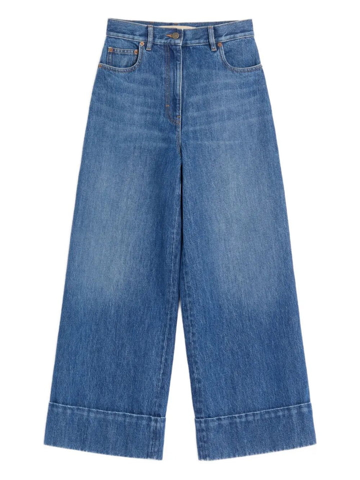 Valentino Garavani Wide leg - Blu | a31b6e6f3202db3b2292a196f7378bb404e21416