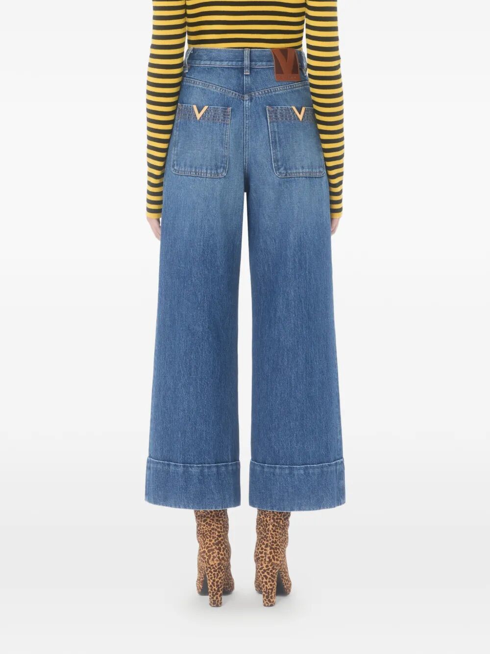 Valentino Garavani Wide leg - Blu | 9a92a588dcbc1d5398c9e680bb13d559573c93ef