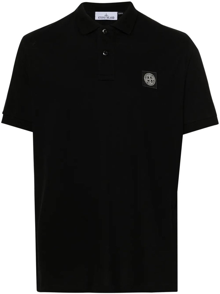 Stone Island Polo - Nero | f836dd6a24e0ab8f75473c883fb73ba17a45e4a5