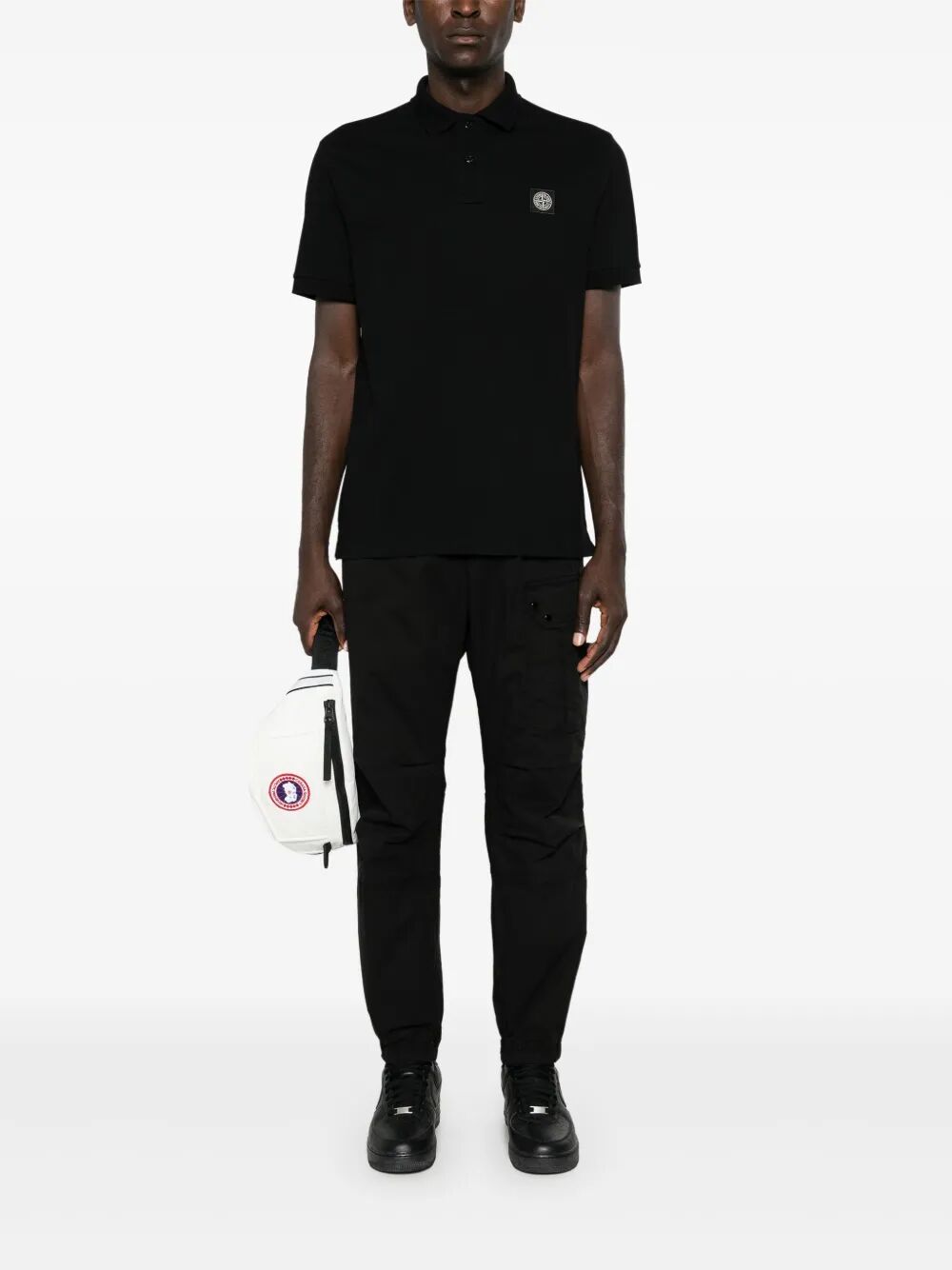 Stone Island Polo - Nero | 663402d5cba4c1da86ad7332e07bd48b74361ed6