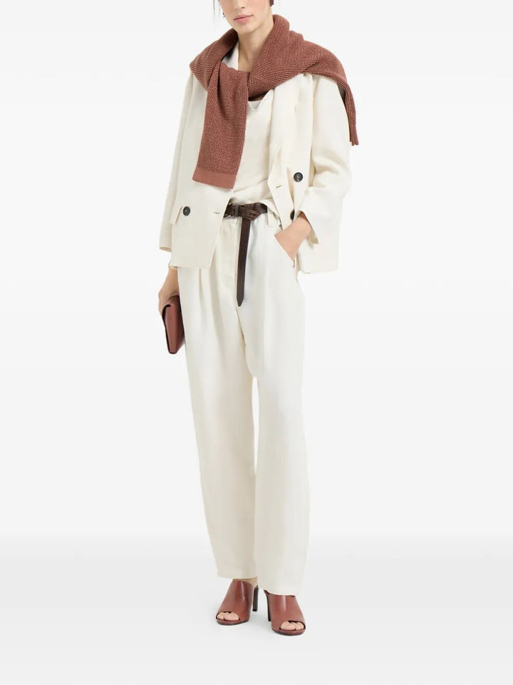 Brunello Cucinelli Blazer - Bianco | 6947810e29ef24af2363da4d2bf968214c240715