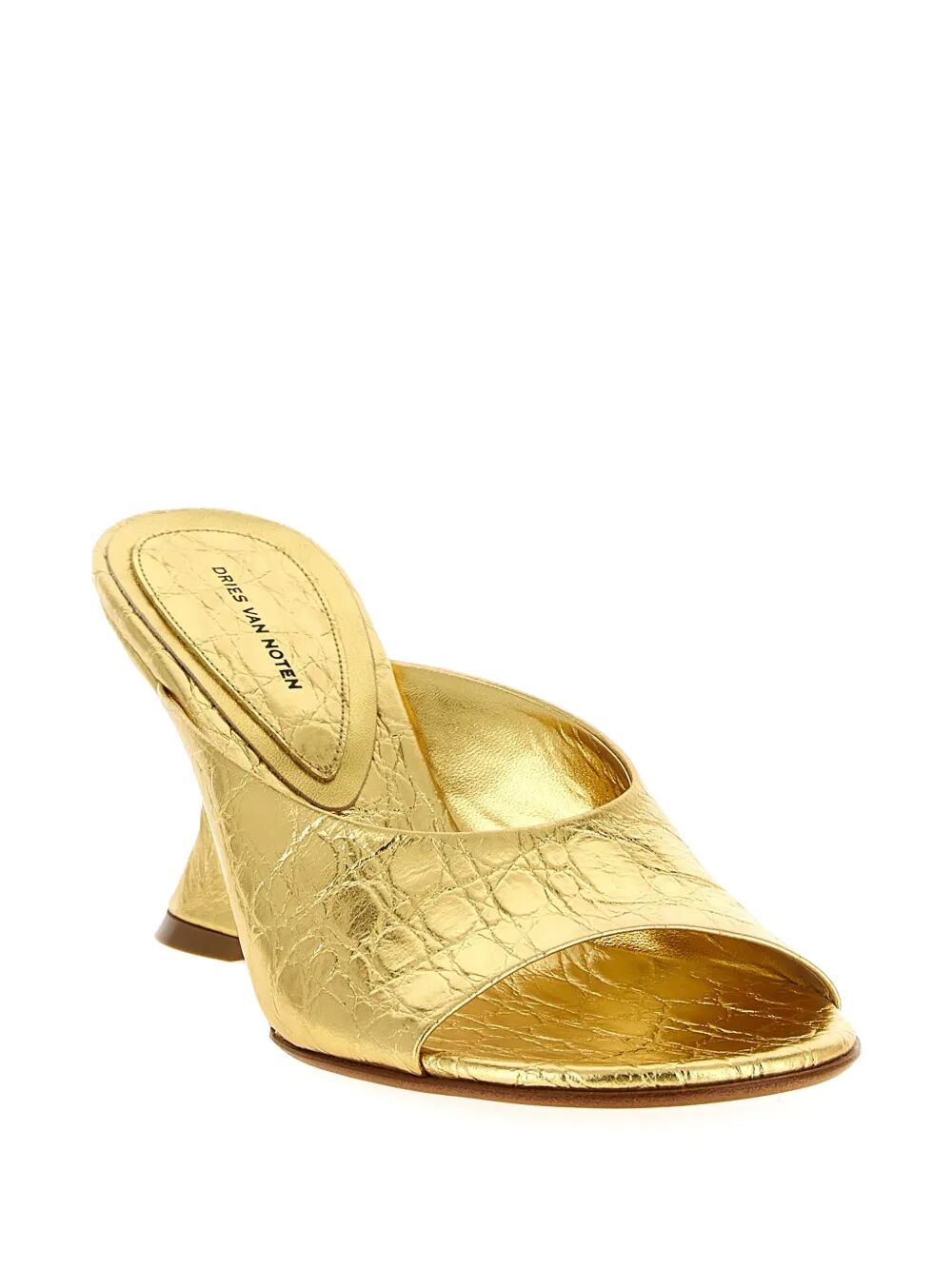 Dries Van Noten Mules - Metallic | 08c901ff70842882c881c8fa127d415bde8e0b3a