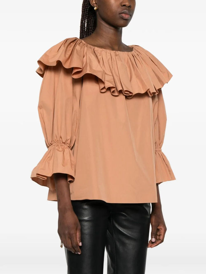 ChloÉ TOP - Marrone | ecd045c9c20a88def8b0a35cff7948288fb64dbe