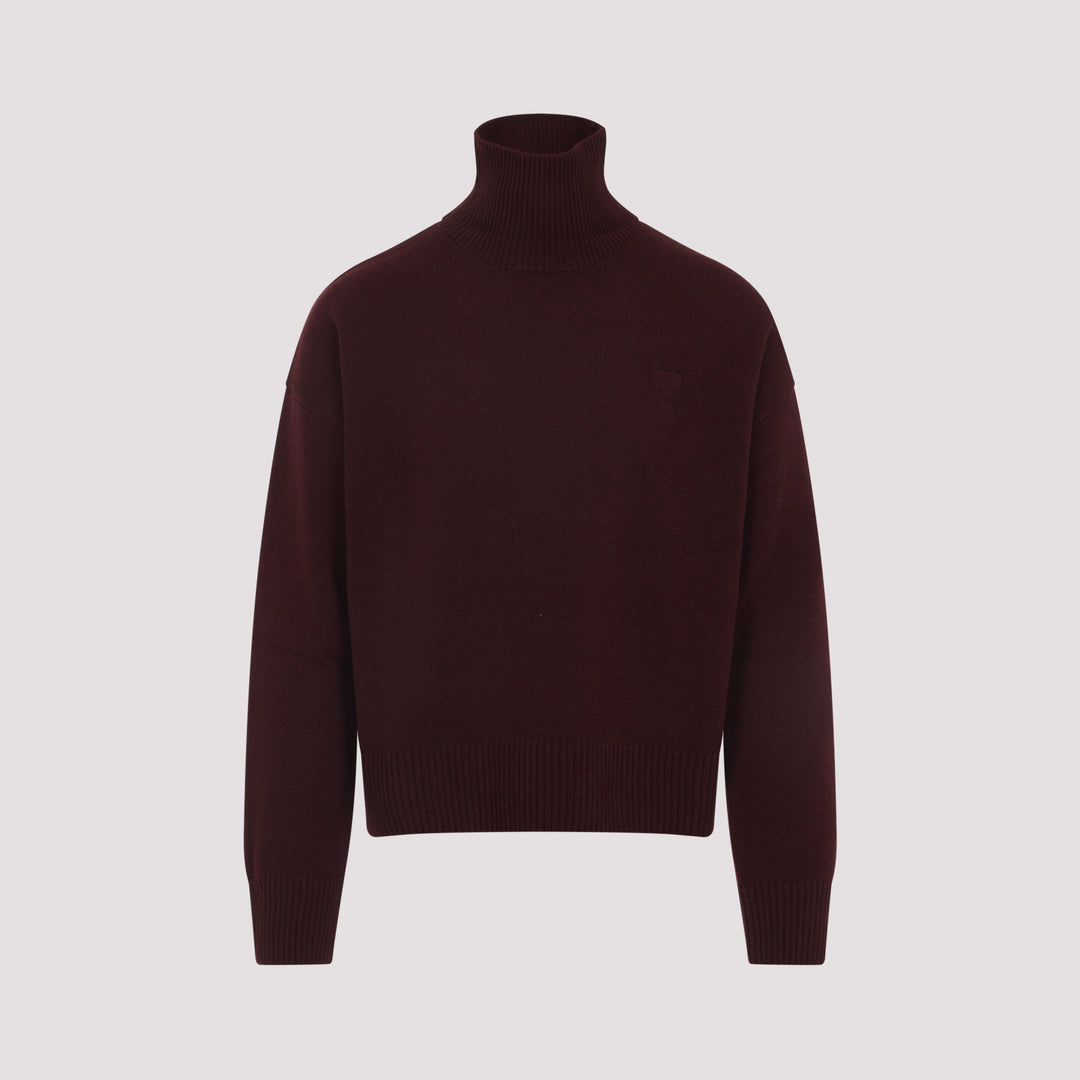 Ami Sweater - Rosso | 01b917f9350d4bafae010fa7bfa36fab468321d3