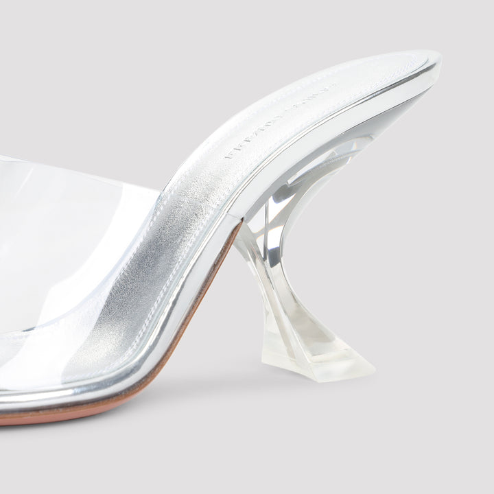 Amina Muaddi Sandali - Metallic | 83c9a8eca6f335dba0b9b8ce998f146defe7ac53