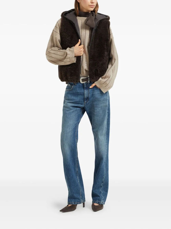 Brunello Cucinelli Straight leg - Blu | f6fb7f920457b1ae3db74f1e4b6374e59ef3cdcc