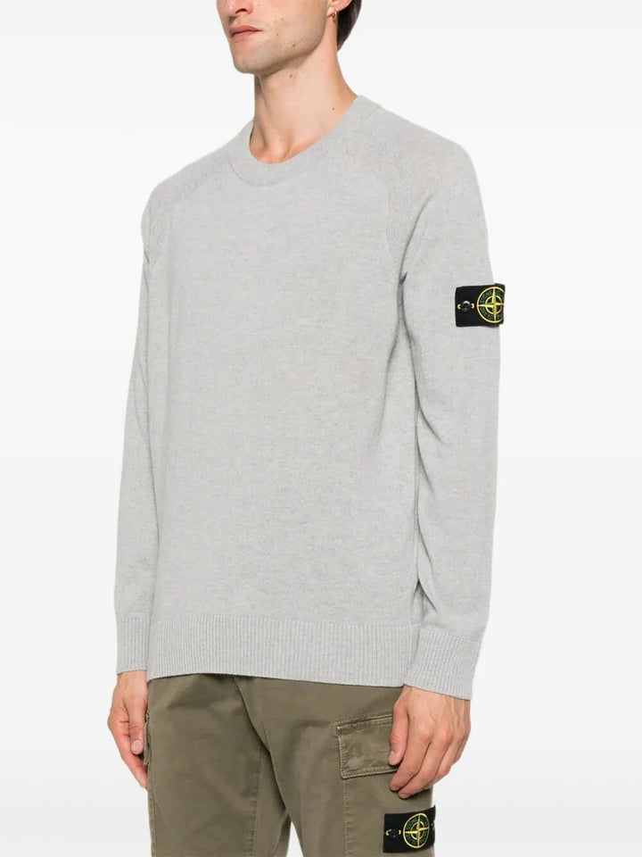 Stone Island Round neck - Grey | 24ffe1ad2772f9b89b60706f5e235a69b11e3c3e
