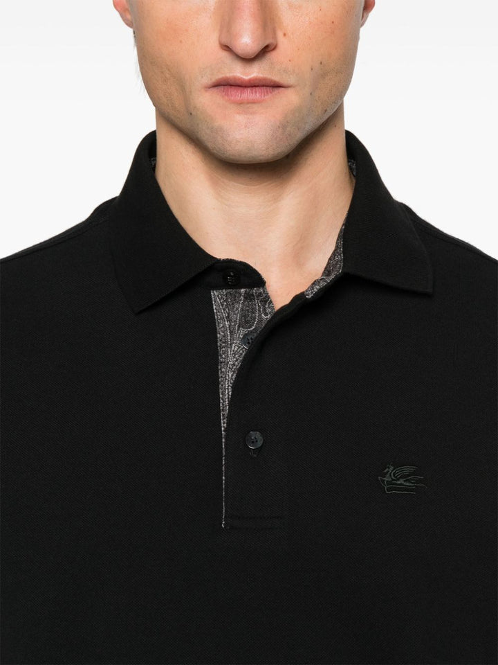 Etro Polo - Nero | 56169744559b7de4a6f1f6b5d1ed6b7e066b63c2