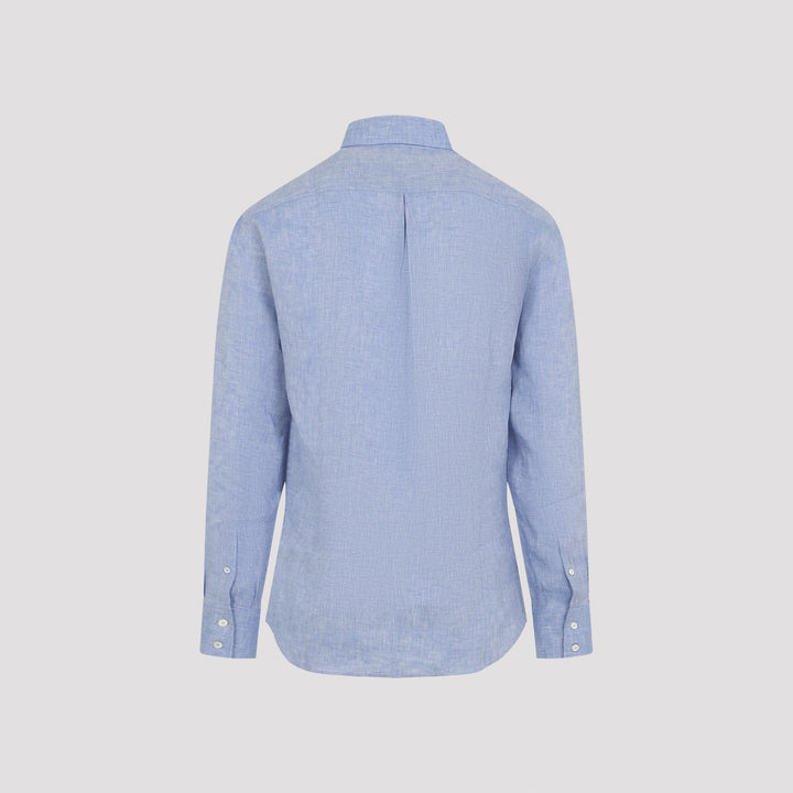 Brunello Cucinelli Shirts - Blu | 4703a12ce1e5366f959afa1c860444f13cca4a27