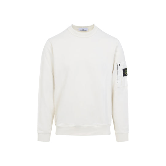 Ivory Cotton Sweatshirt